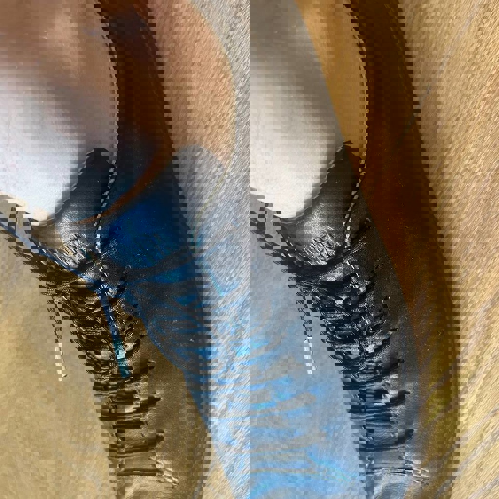 Кожаные кеды camper