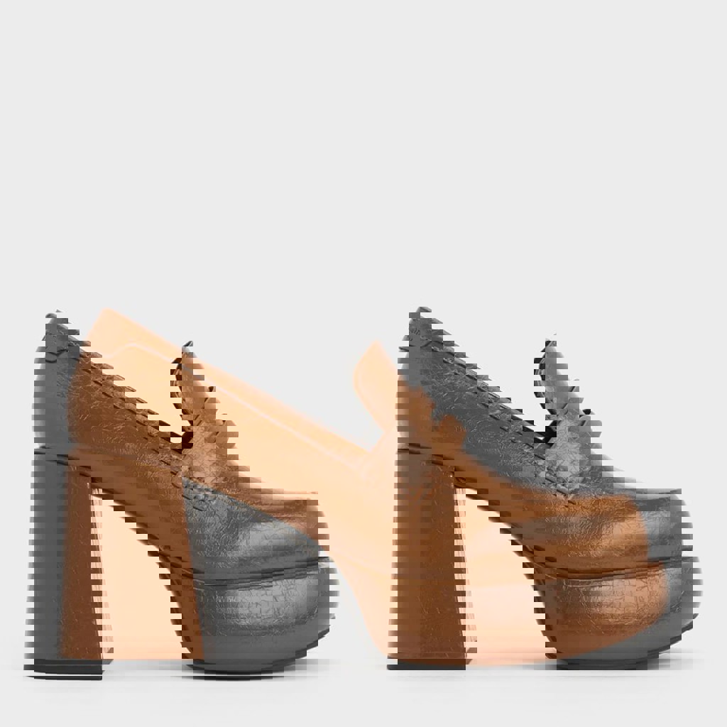 Monique Platform Loafer Pumps