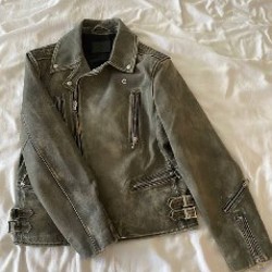 Кожаная куртка унисекс - фото 1