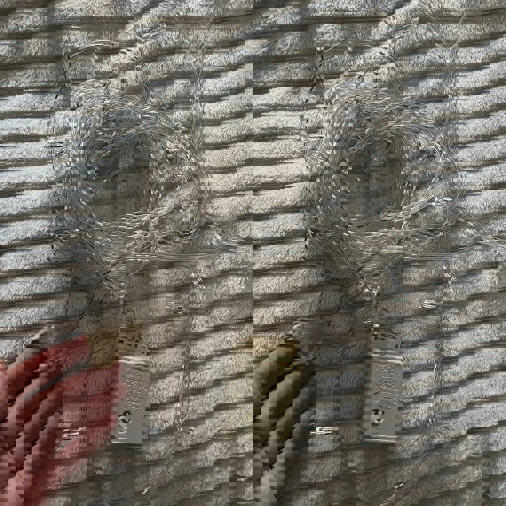 Гирлянда с черными проводами