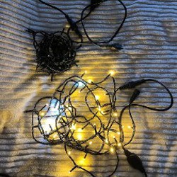 Гирлянда с черными проводами - фото 3