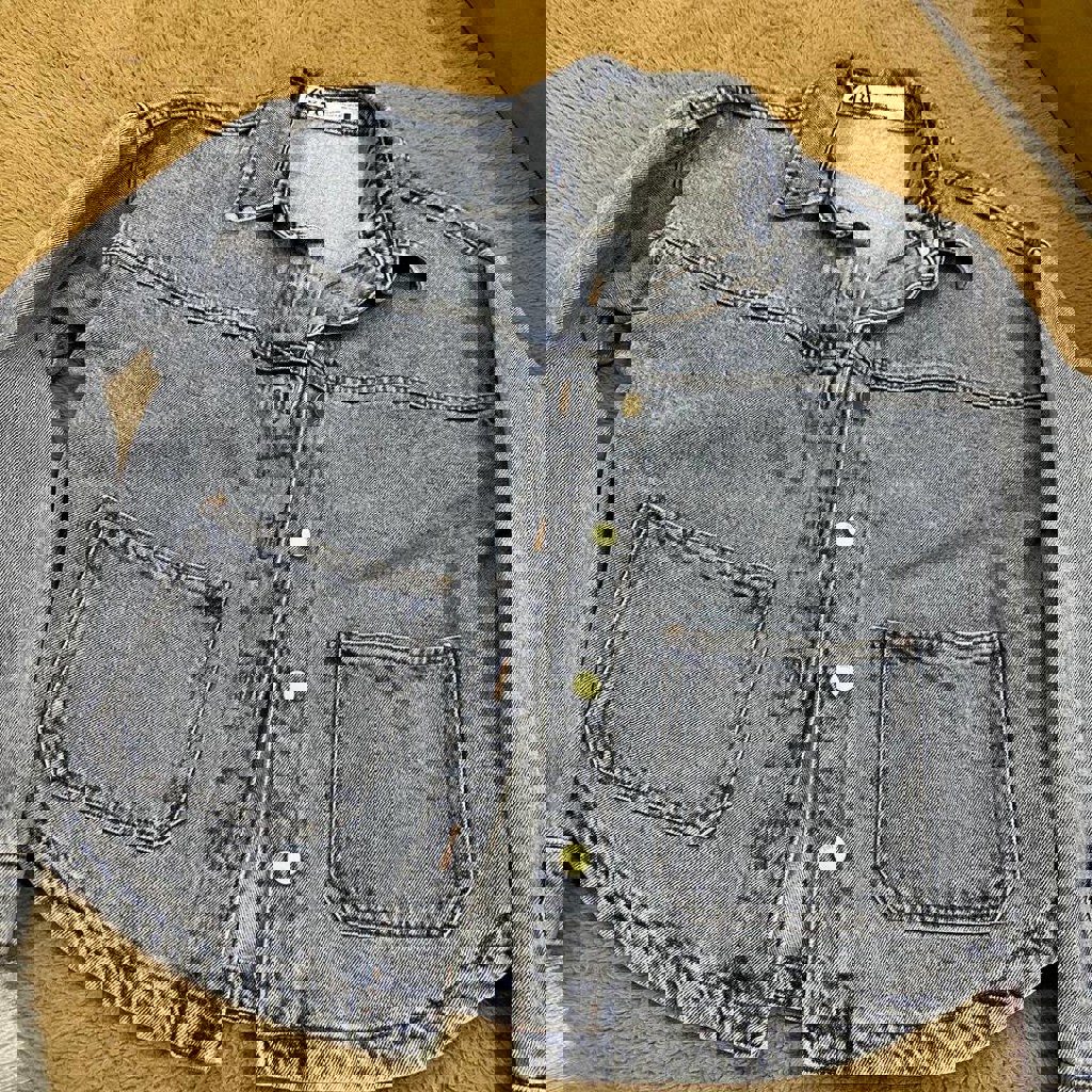 Джинсовая курточка-пиджак