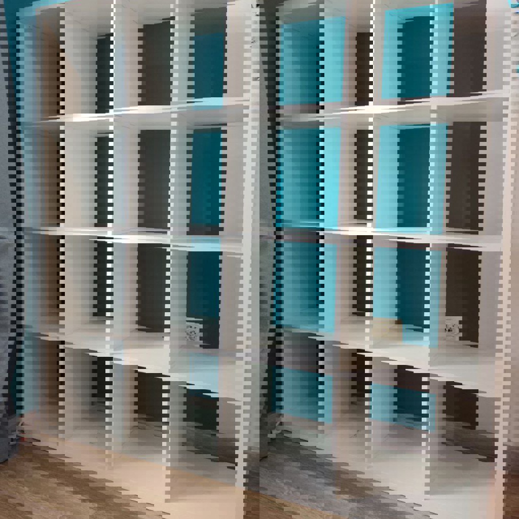 Стеллаж Ikea Kallax на 16 секций