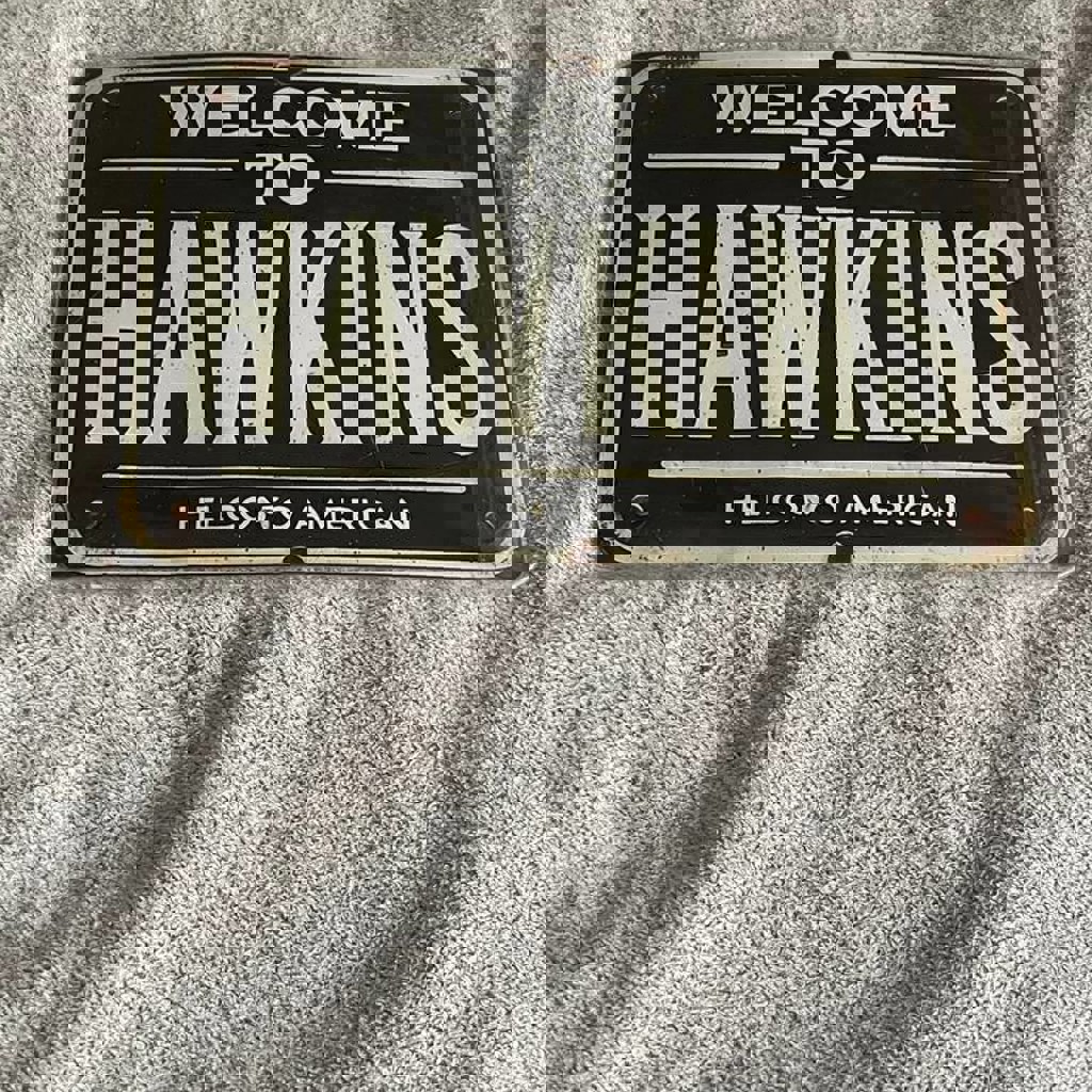 Металлический постер Stranger Things