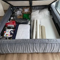 Мягкая двуспальная кровать - фото 3