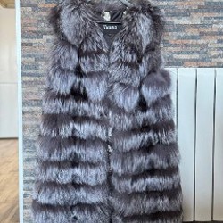 Пончо из натуральной кожи - фото 1