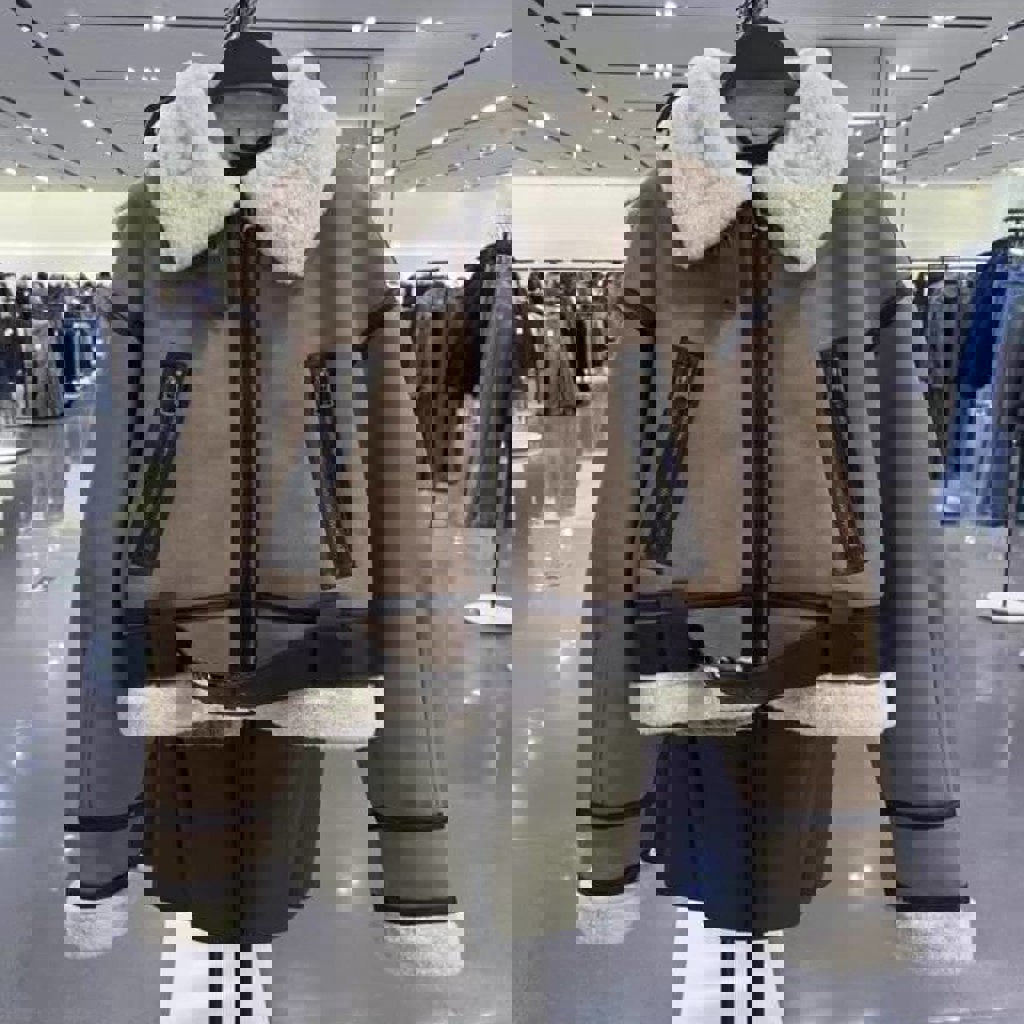 Женская дубленка