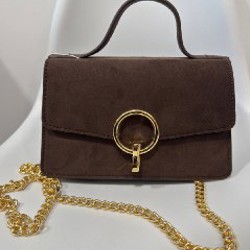 Сумочка в шоколадном цвете - фото 2