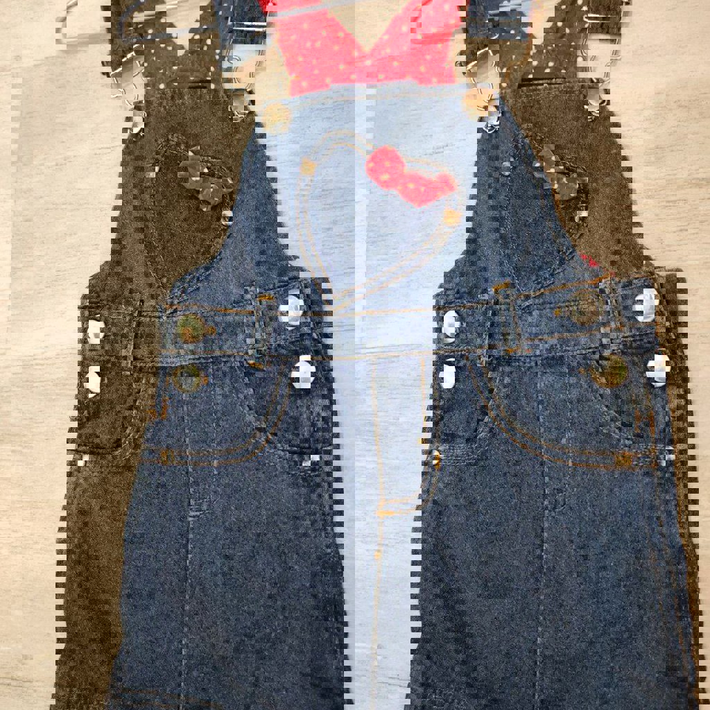 Джинсовый комбинезон юбка