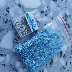 Чёрные тканевые нитки - фото 3