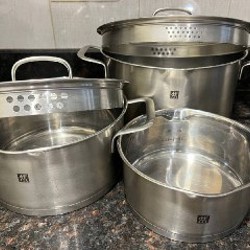 Набор кастрюль из нержавеющей стали - фото 2