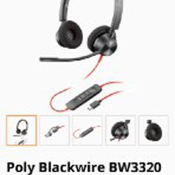 Наушники HP Poly Blackwire 3320 - фото 2