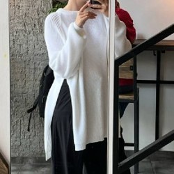 Свитер вязаный легкий - фото 2