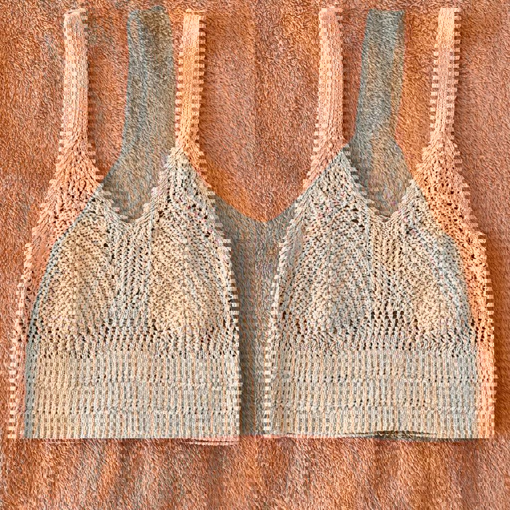 Вязаный топ