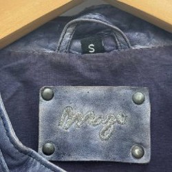 Кожаная куртка винтажная - фото 4