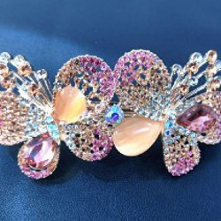 Заколка для волос со стразами - фото 3