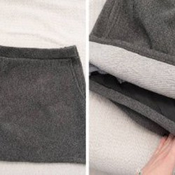 Юбка теплая с высокой талией - фото 5