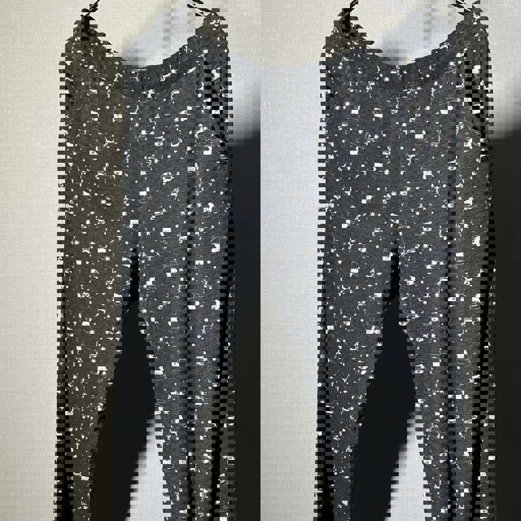 Домашние брюки с принтом