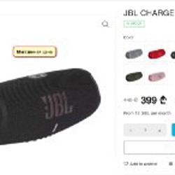 JBL CHARGE 5 BLACK - фото 1