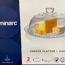 Стеклянное блюдо с крышкой для тортов или сыров - фото 3