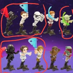 Фигурки из киндеров Звёздные войны - фото 2