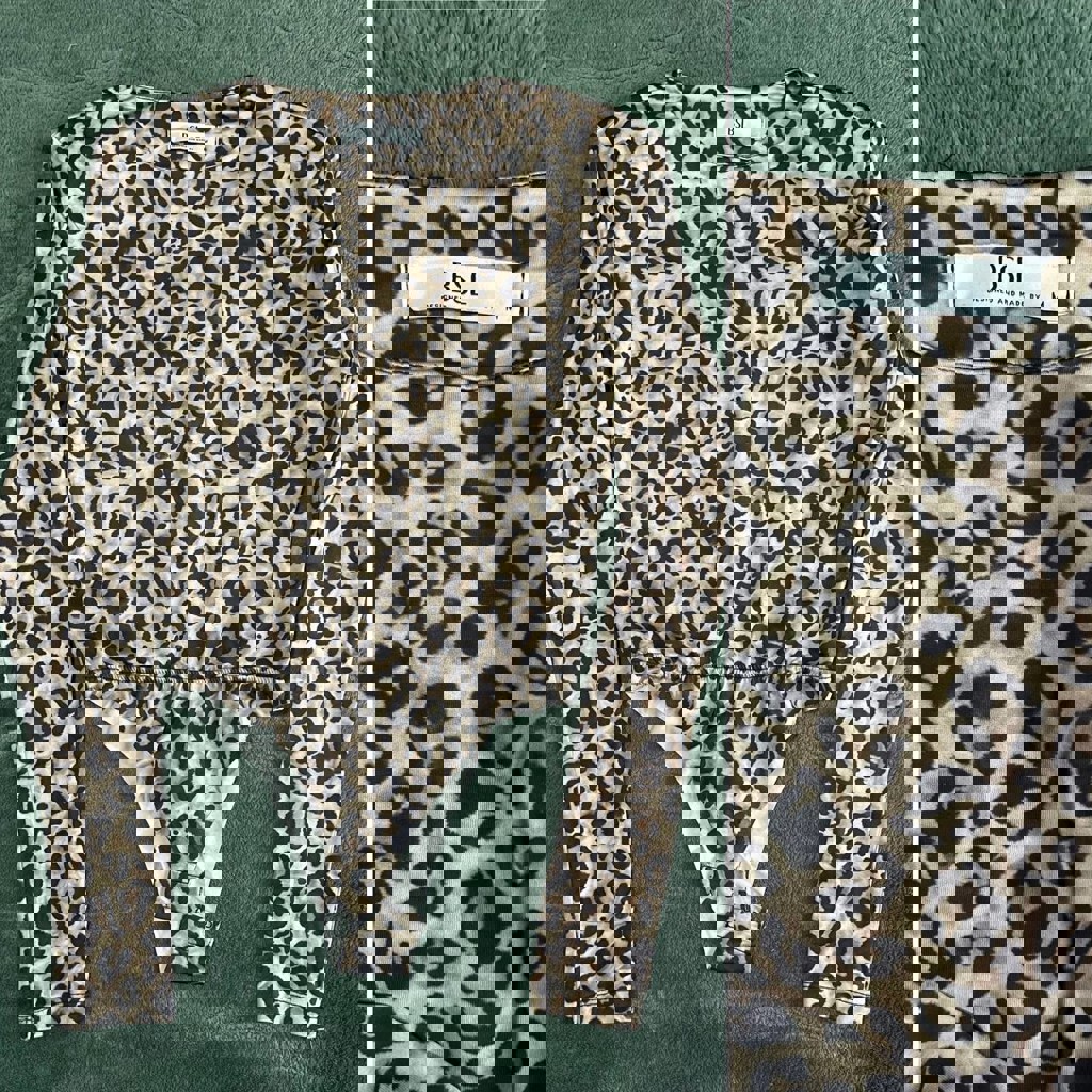 Леопардовый боди BSL