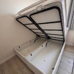 Box bed 160x195 with mattress - фото 2