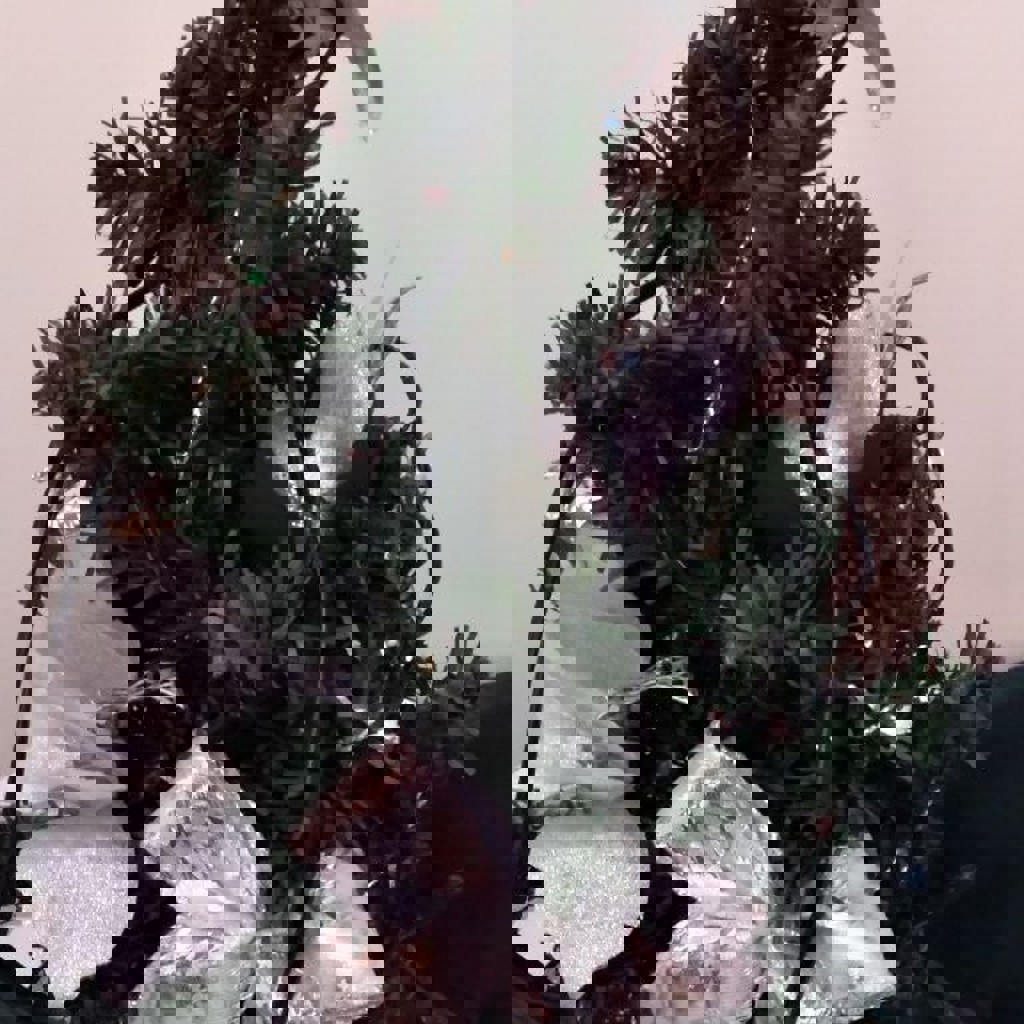 Елка искусственная в горшочке