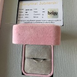 Кольцо из белого золота с бриллиантом - фото 2