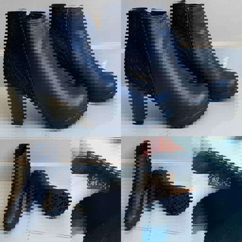 Женские ботинки осенние на каблуке