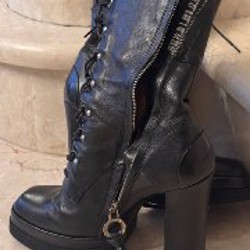 Кожаные сапоги A.S.98 - фото 4