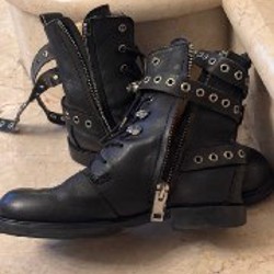 Кожаные сапоги A.S.98 - фото 6