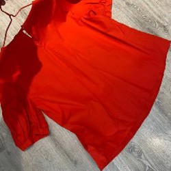 Блузка красного цвета - фото 2