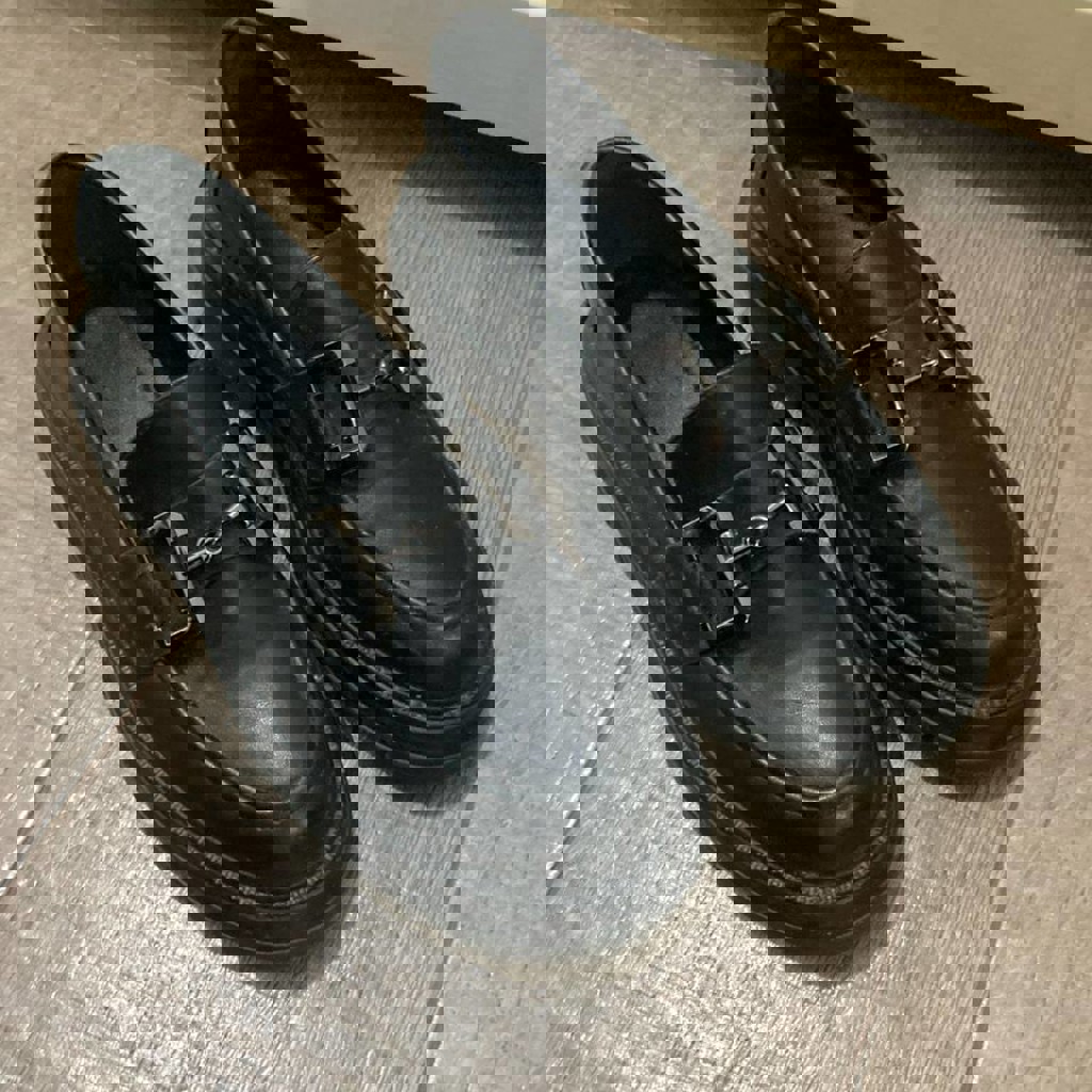 Кожаные лоферы