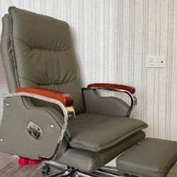 Кожаное офисное кресло - фото 2