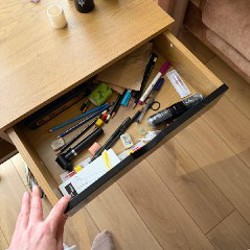 Стол с выдвижным шкафчиком - фото 3