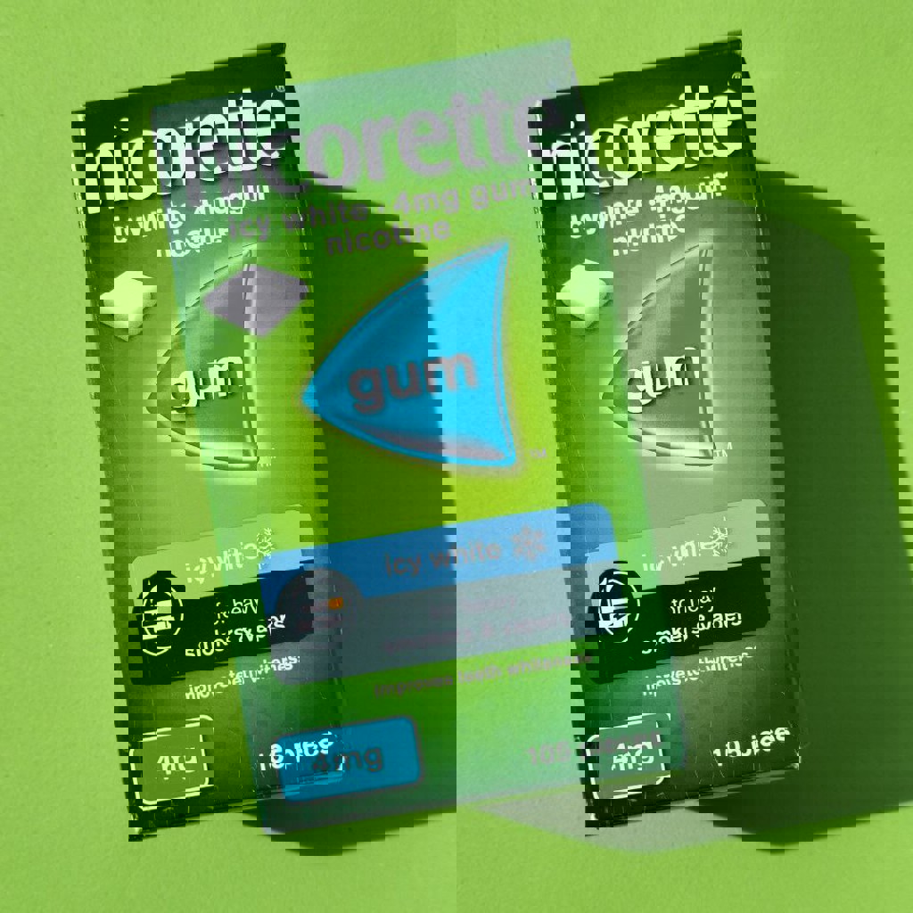 Никотиновая жвачка Nicorette