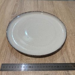 Большое бежевое блюдо - фото 5
