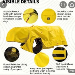 Попона-дождевик для собаки - фото 3