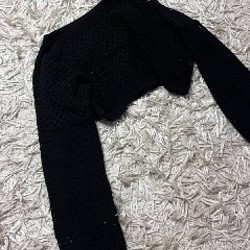 Кофта кроп с дырочками - фото 10