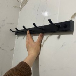 Металлическая настенная вешалка - фото 2