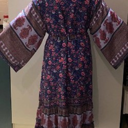 Халат с поясом - фото 3