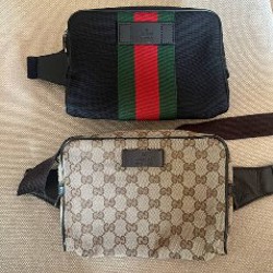 Сумка Гуччи черная - фото 1