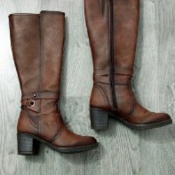 Длинные женские сапоги - фото 1