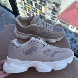 Кроссовки женские бежевые defacto - фото 5