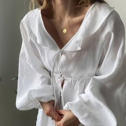 Рубашка белая - фото 2