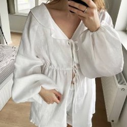 Рубашка белая - фото 4