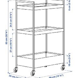 Этажерка металлическая - фото 3