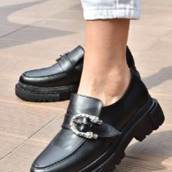 Лоферы из искусственной кожи - фото 3