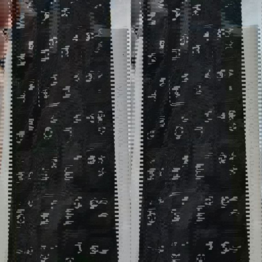 Наклейки букв для клавиатуры